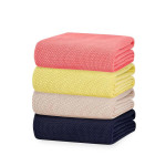 Памучно одеяло в коралов цвят - Malaga Lux